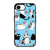 Cats pattern love iPhone 17e Case FE0149