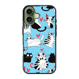 Cats pattern love iPhone 17 Case FE0149