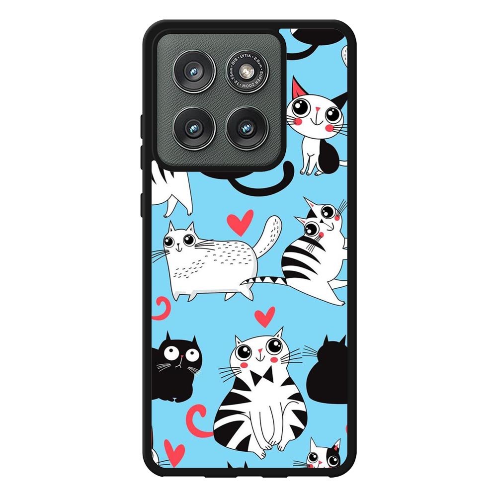 Cats pattern love Motorola Moto Edge 2025 Case FE0149