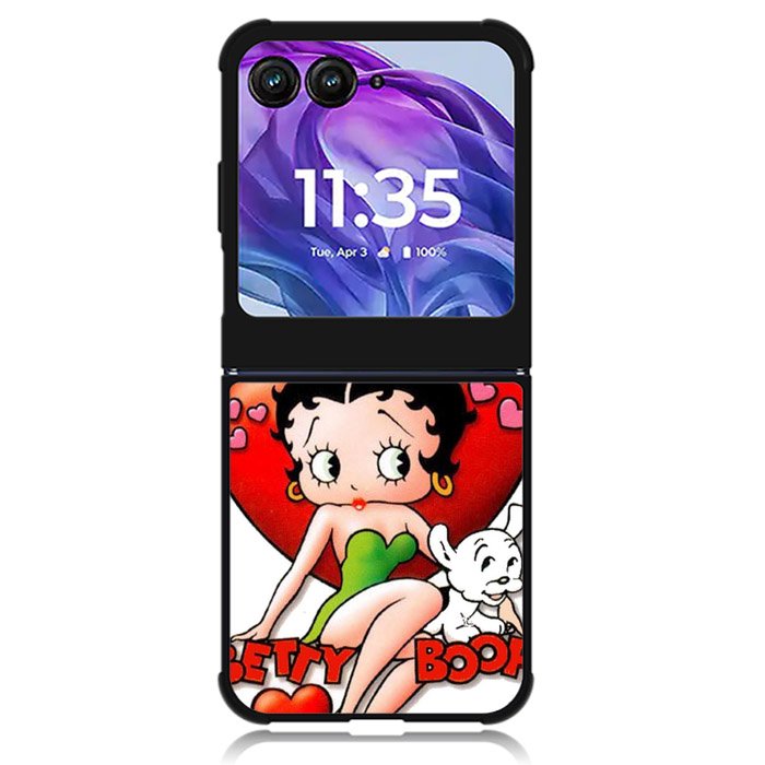 Betty Boop And Pudgy Motorola Moto Razr 2024 , Moto Razr 50 Case
