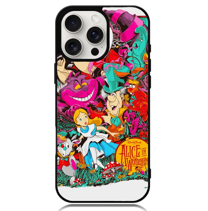 Alice In Wonderland Illustration Design  Case iPhone 16 Pro Max BC2786