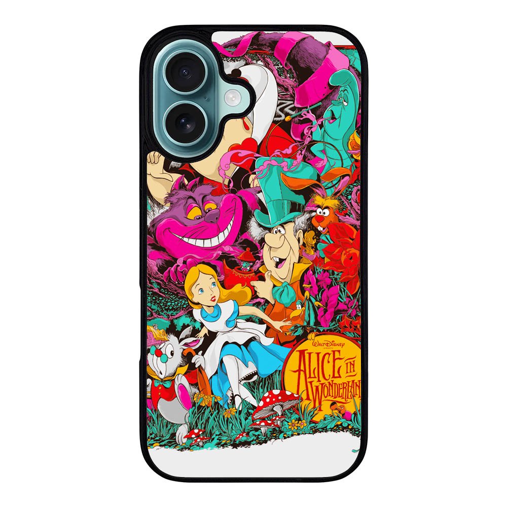 Alice In Wonderland Illustration Design  Case iPhone 16 Plus BC2786