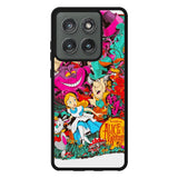 Alice In Wonderland Illustration Design  Case Motorola Moto Edge 2025 BC2786