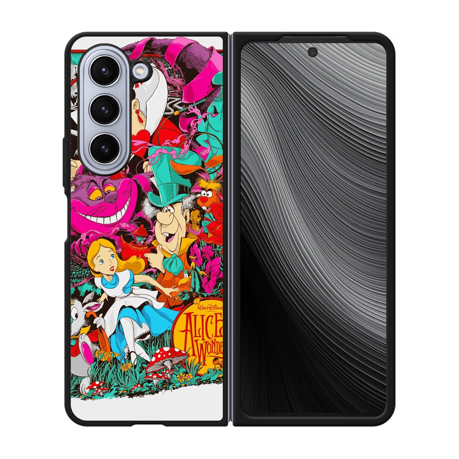 Alice In Wonderland Illustration Design  Case Samsung Galaxy z Fold 5 5G BC2786