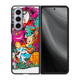 Alice In Wonderland Illustration Design  Case Samsung Galaxy z Fold 5 5G BC2786