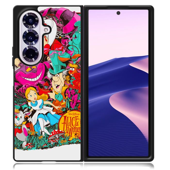 Alice In Wonderland Illustration Design  Samsung Galaxy Z Fold 7 5G Case BC2786
