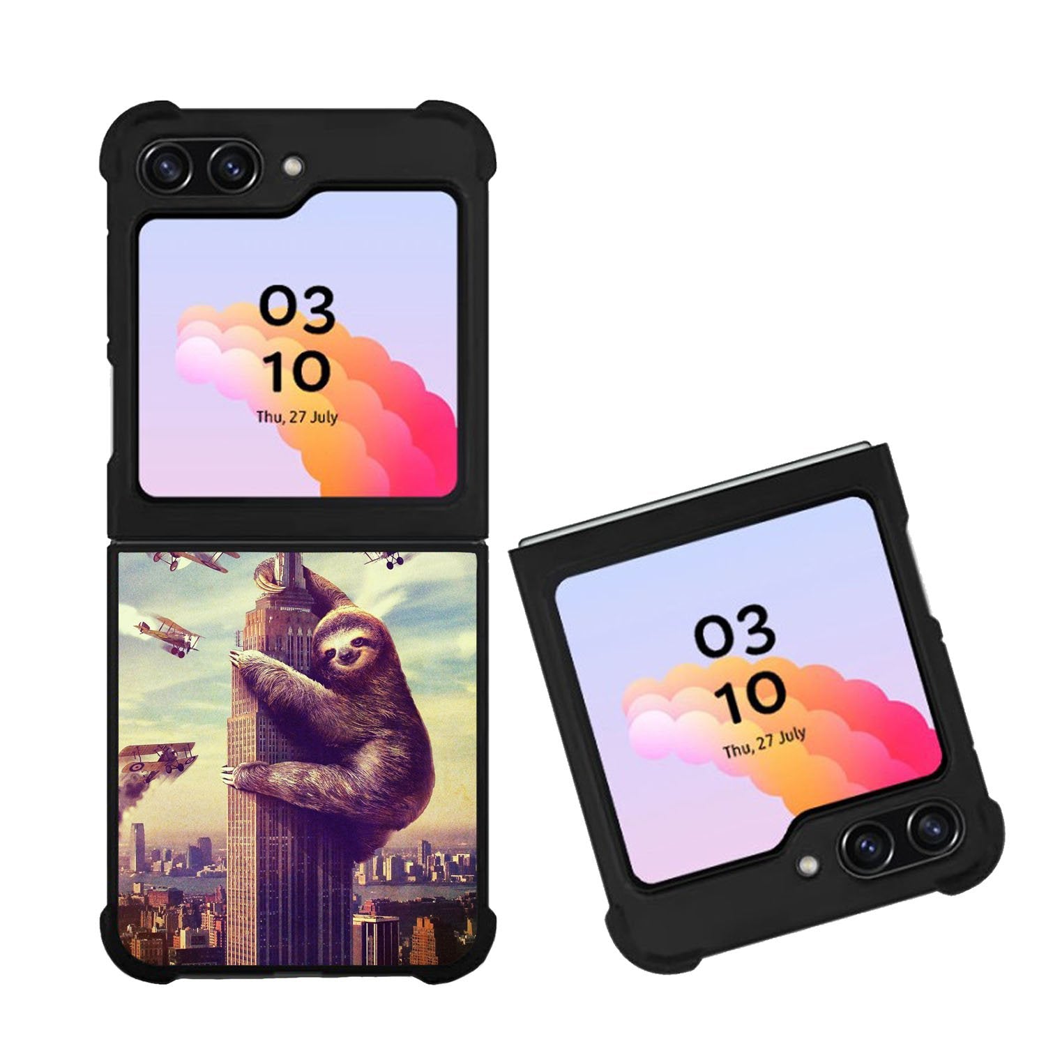 cool sloth wallpaper Case Samsung Galaxy Z Flip 5 5G BC2776