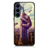 cool sloth wallpaper Samsung Galaxy S25 FE Case BC2776