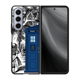 Alice In Wonderland Tardis Case Samsung Galaxy z Fold 5 5G BC2775