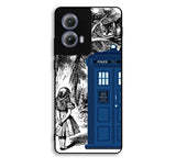 Alice In Wonderland Tardis Motorola Moto Edge 2024 Case BC2775