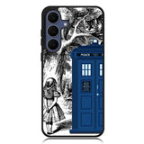 Alice In Wonderland Tardis Samsung Galaxy S25 FE Case BC2775