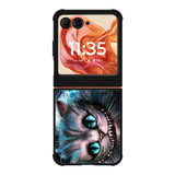cheshire cat quote wallpaper Motorola Moto Razr 2025/2024 , Moto Razr 60/50 Case BC2774