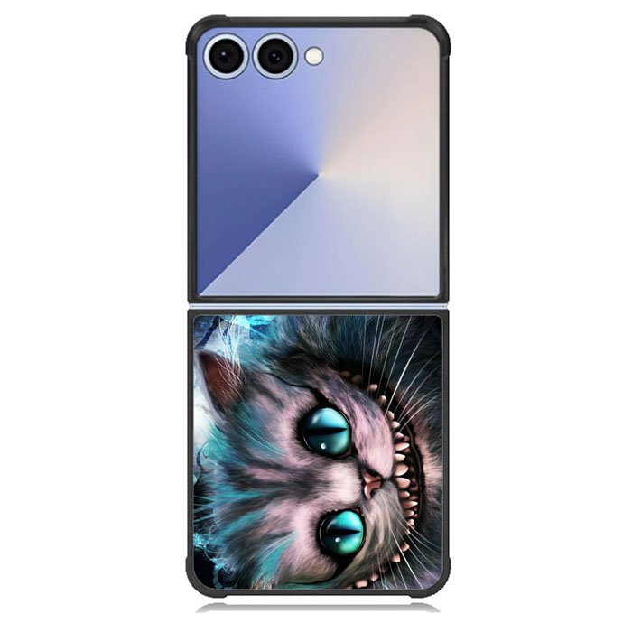 cheshire cat quote wallpaper Samsung Galaxy Z Flip 7 Case BC2774