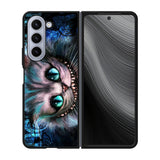 cheshire cat quote wallpaper Case Samsung Galaxy z Fold 5 5G BC2774
