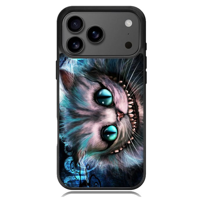 cheshire cat quote wallpaper iPhone 17 Pro Case BC2774