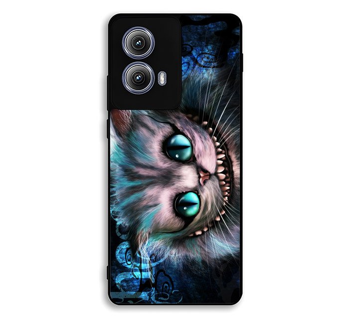 cheshire cat quote wallpaper Motorola Moto Edge 2024 Case BC2774