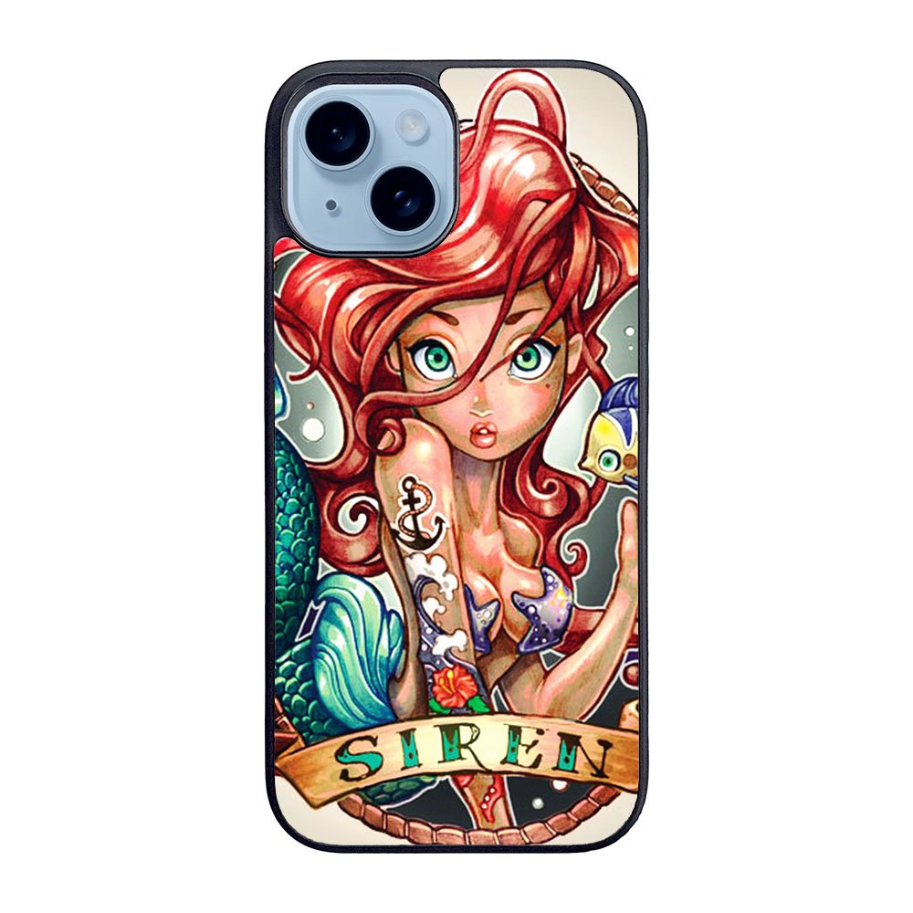 Ariel Little Mermaid ART Case iPhone 15 Plus BC2773