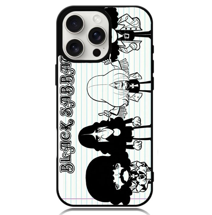 Black Sabbath Logo Case iPhone 16 Pro Max BC2769