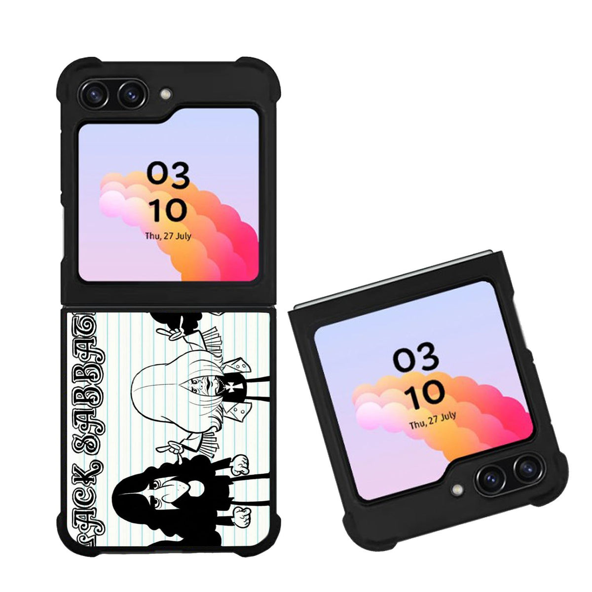 Black Sabbath Logo Case Samsung Galaxy Z Flip 5 5G BC2769