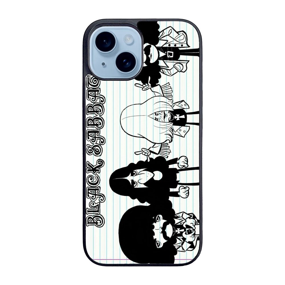 Black Sabbath Logo Case iPhone 15 BC2769