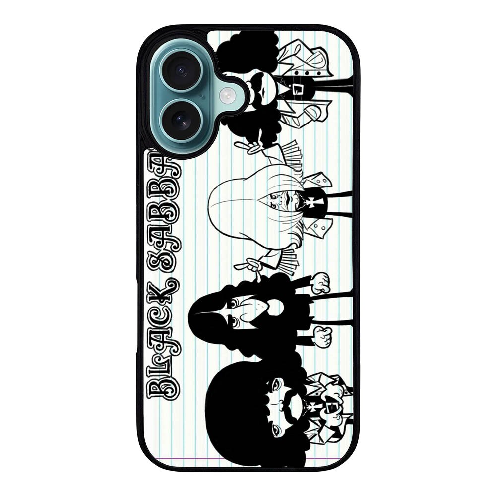Black Sabbath Logo Case iPhone 16 Plus BC2769