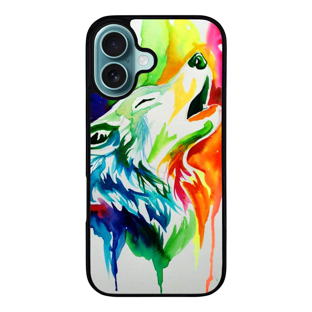 WALLPAPER Rainbow Watercolor Drop Case iPhone 16 Plus BC2768