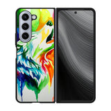 WALLPAPER Rainbow Watercolor Drop Case Samsung Galaxy z Fold 5 5G BC2768