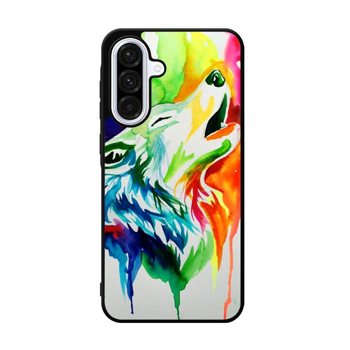 WALLPAPER Rainbow Watercolor Drop Samsung Galaxy A36 Case BC2768
