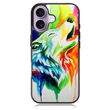 WALLPAPER Rainbow Watercolor Drop iPhone 17 Case BC2768