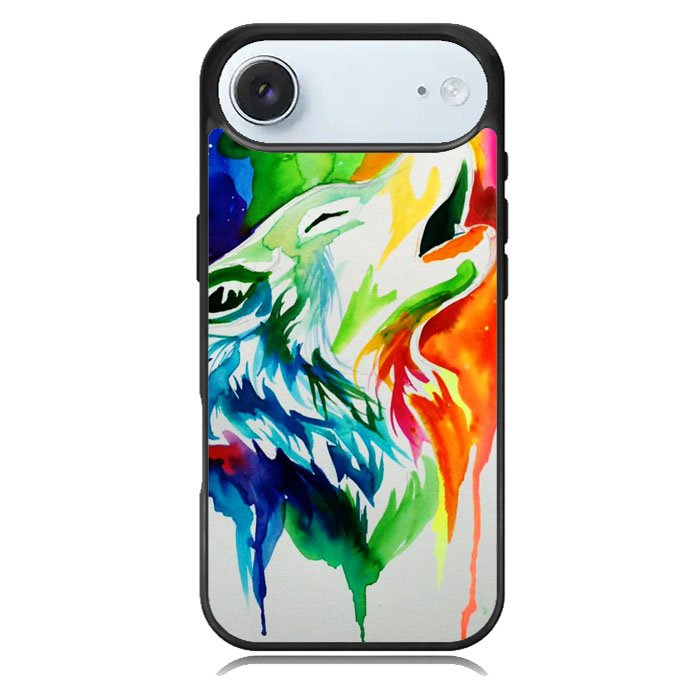 WALLPAPER Rainbow Watercolor Drop iPhone 17 Air Case BC2768