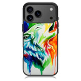 WALLPAPER Rainbow Watercolor Drop iPhone 17 Pro Max Case BC2768