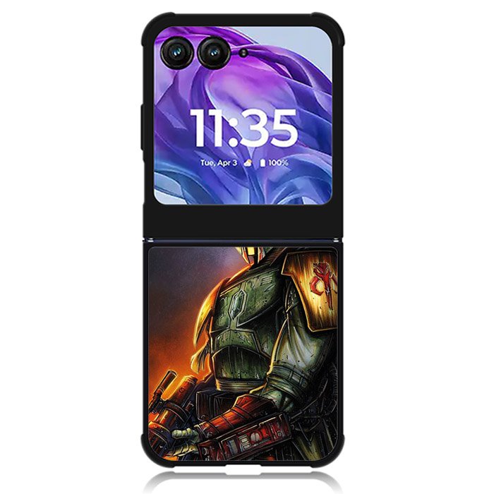 Boba Fett Star Wars WALLPAPER Motorola Moto Razr 2024 , Moto Razr 50 Case