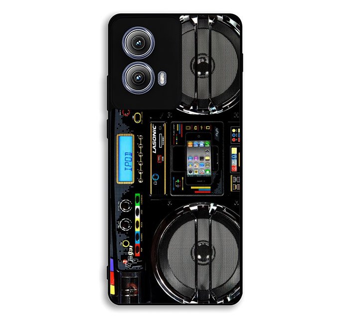 Boombox Ghetto Blaster Funny Motorola Moto Edge 2024 Case FE6608