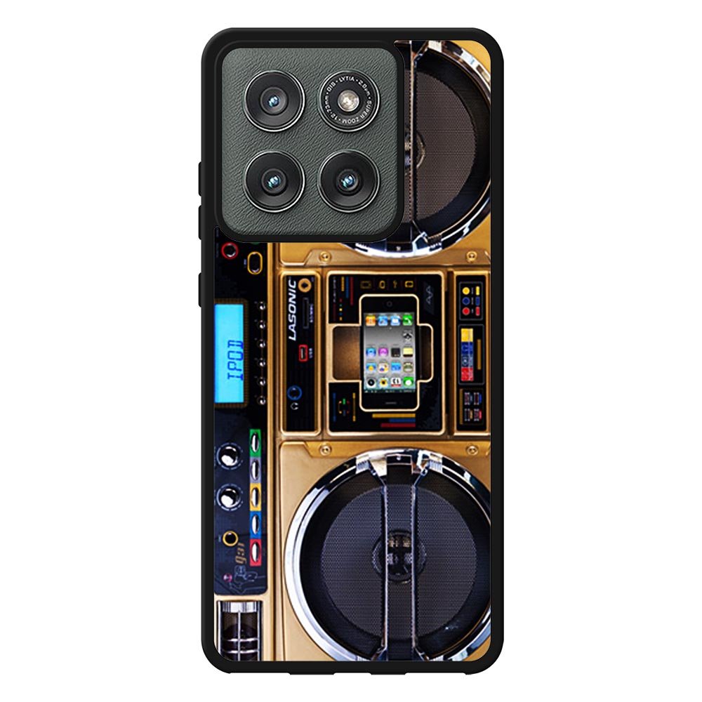 Boombox Ghetto Blaster Funny Case Motorola Moto Edge 2025 BC2766