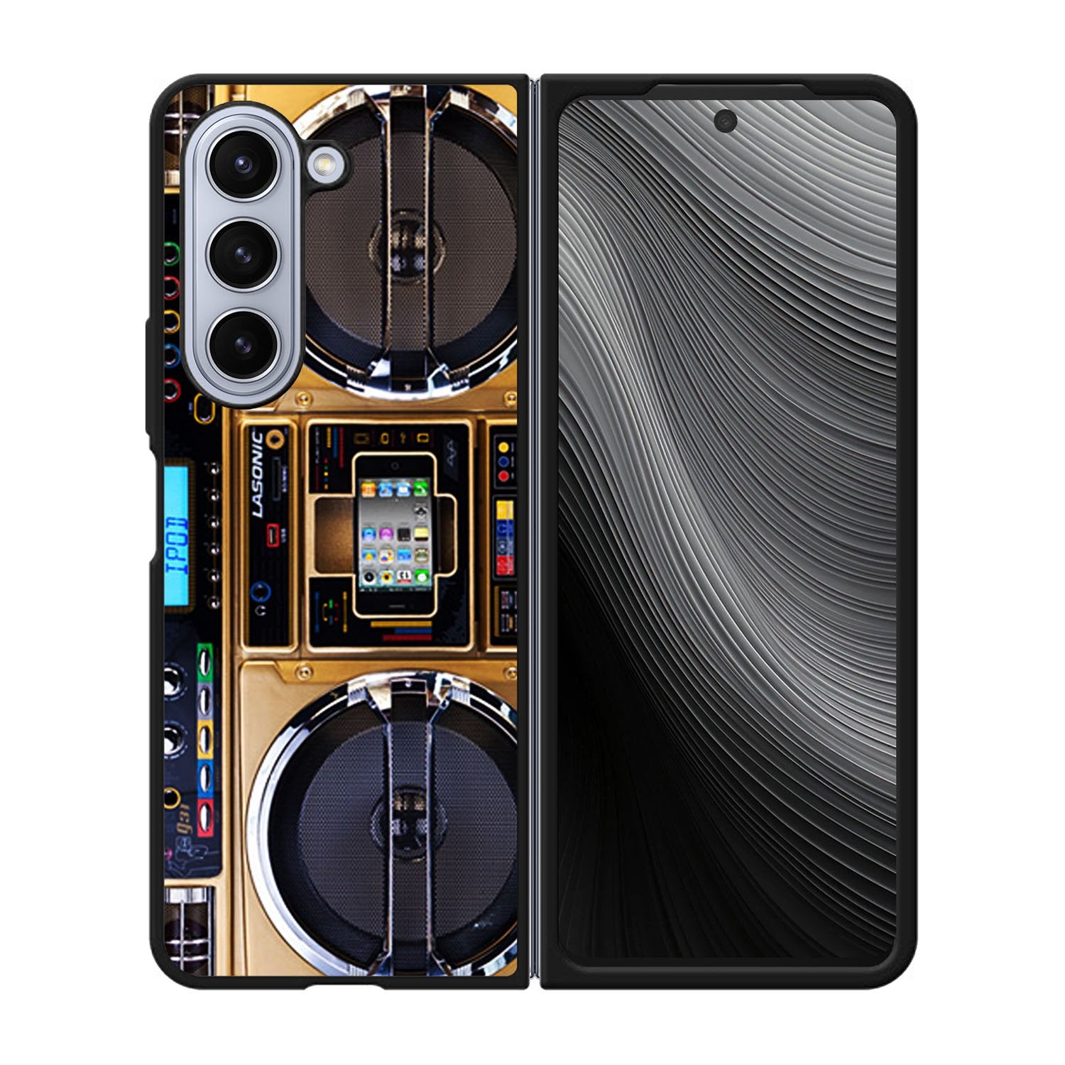 Boombox Ghetto Blaster Funny Case Samsung Galaxy z Fold 5 5G BC2766