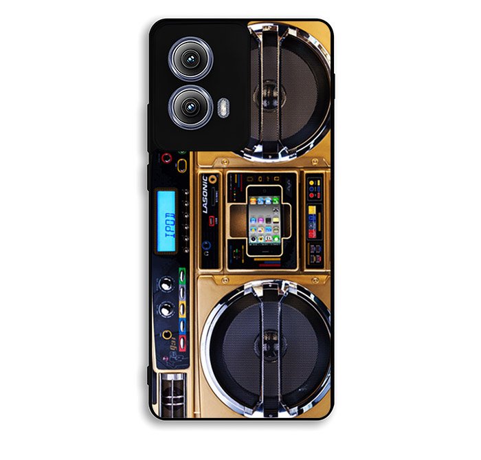 Boombox Ghetto Blaster Funny Motorola Moto Edge 2024 Case BC2766