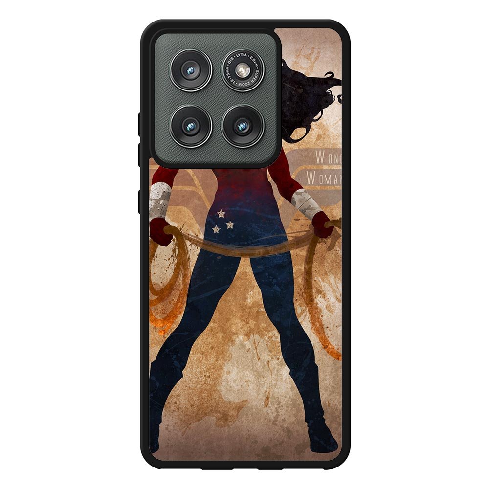 WONDER WOMAN silhouette Case Motorola Moto Edge 2025 BC2764