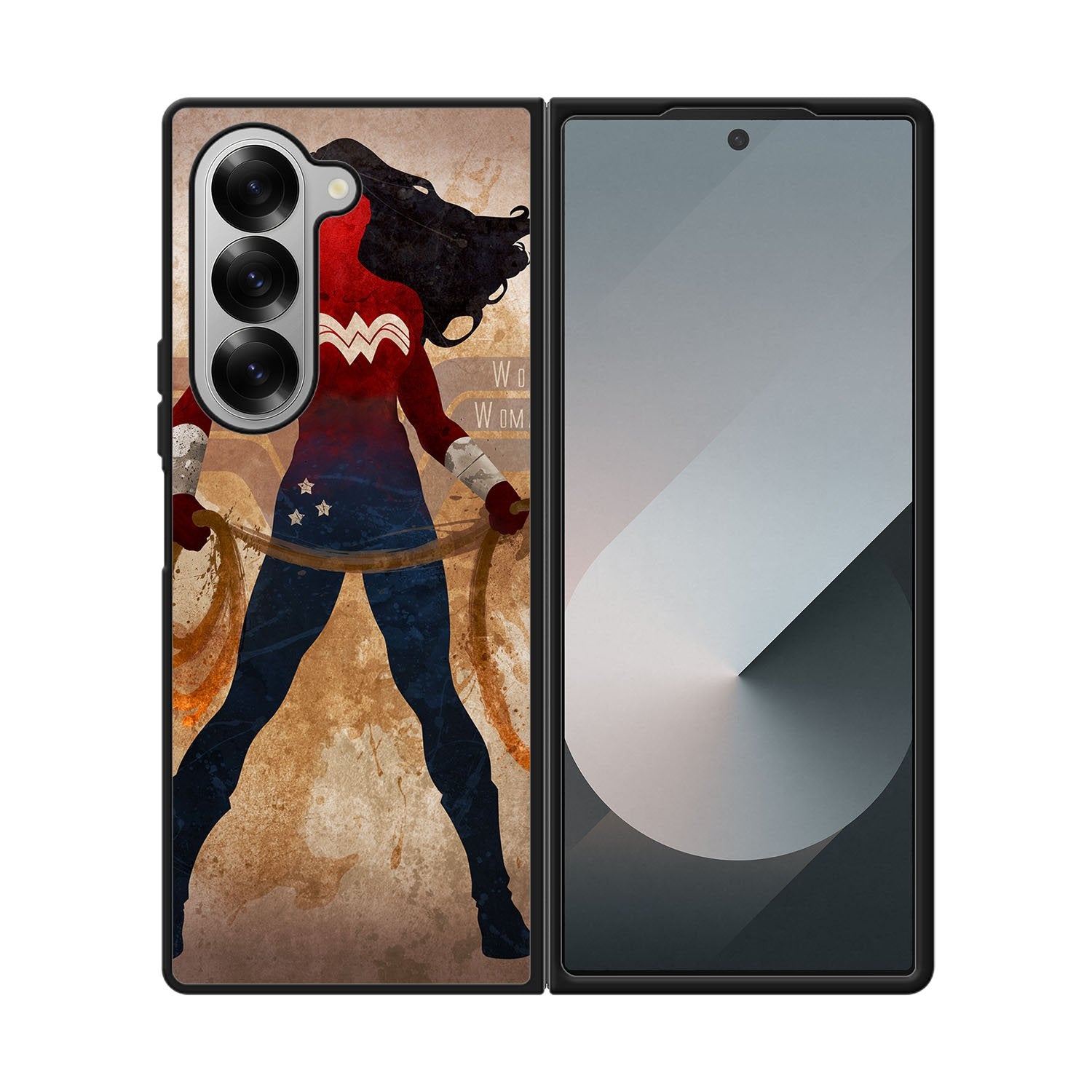 WONDER WOMAN silhouette Case Samsung Galaxy Z Fold 6 5G BC2764