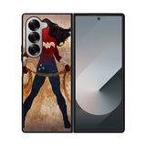 WONDER WOMAN silhouette Case Samsung Galaxy Z Fold 6 5G BC2764