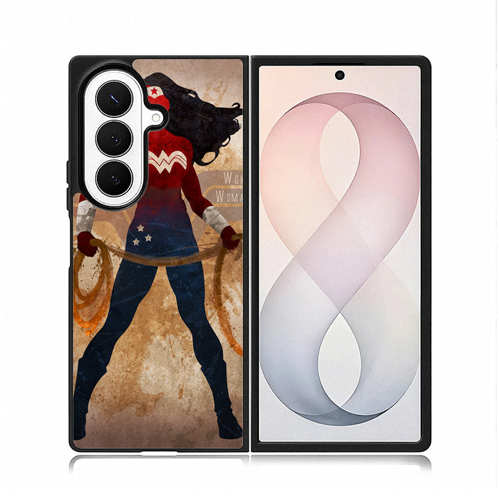 WONDER WOMAN silhouette Samsung Galaxy Z Fold 8 Ultra Case BC2764