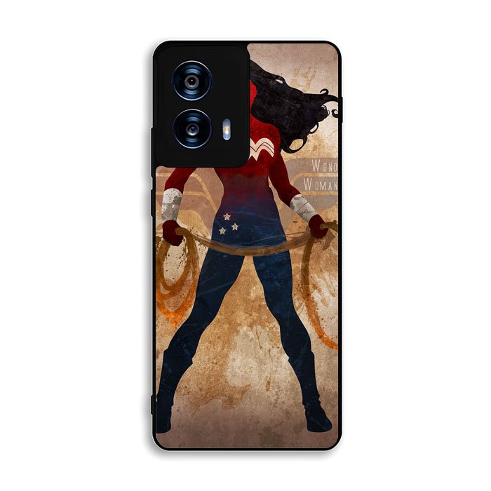 WONDER WOMAN silhouette Motorola Moto G Power 5G 2024 Case BC2764