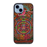 Aztec Calendar Wood Texture Case iPhone 15 BC2761