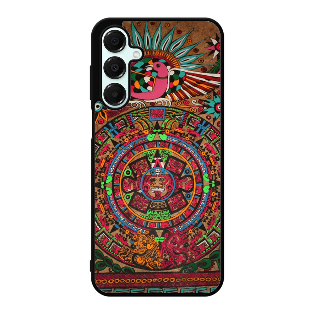Aztec Calendar Wood Texture Samsung Galaxy A16 Case BC2761