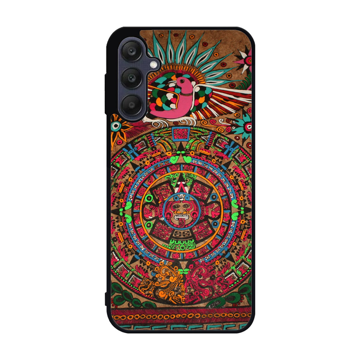 Aztec Calendar Wood Texture Samsung Galaxy A25 5G Case BC2761