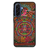 Aztec Calendar Wood Texture Samsung Galaxy A17 5G Case BC2761
