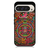 Aztec Calendar Wood Texture Google Pixel 10 | Google Pixel 10 Pro Case BC2761