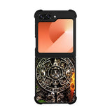 Aztec Calendar Texture WALLPAPER Case Samsung Galaxy Z Flip 6 5G BC2760