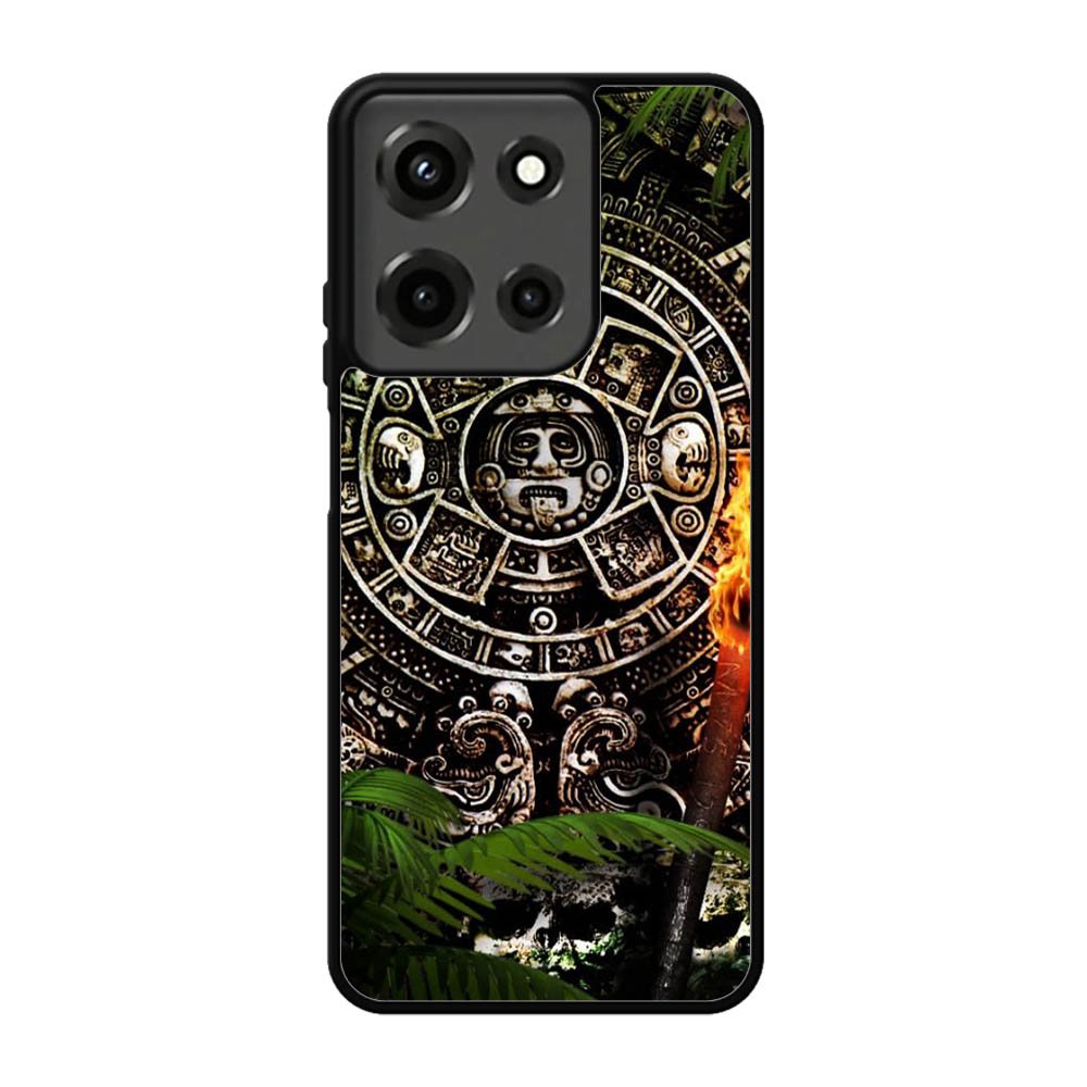 Aztec Calendar Texture WALLPAPER Motorola Moto G 5G 2025 Case BC2760