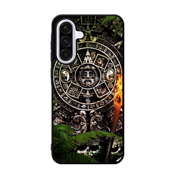 Aztec Calendar Texture WALLPAPER Samsung Galaxy A36 Case BC2760