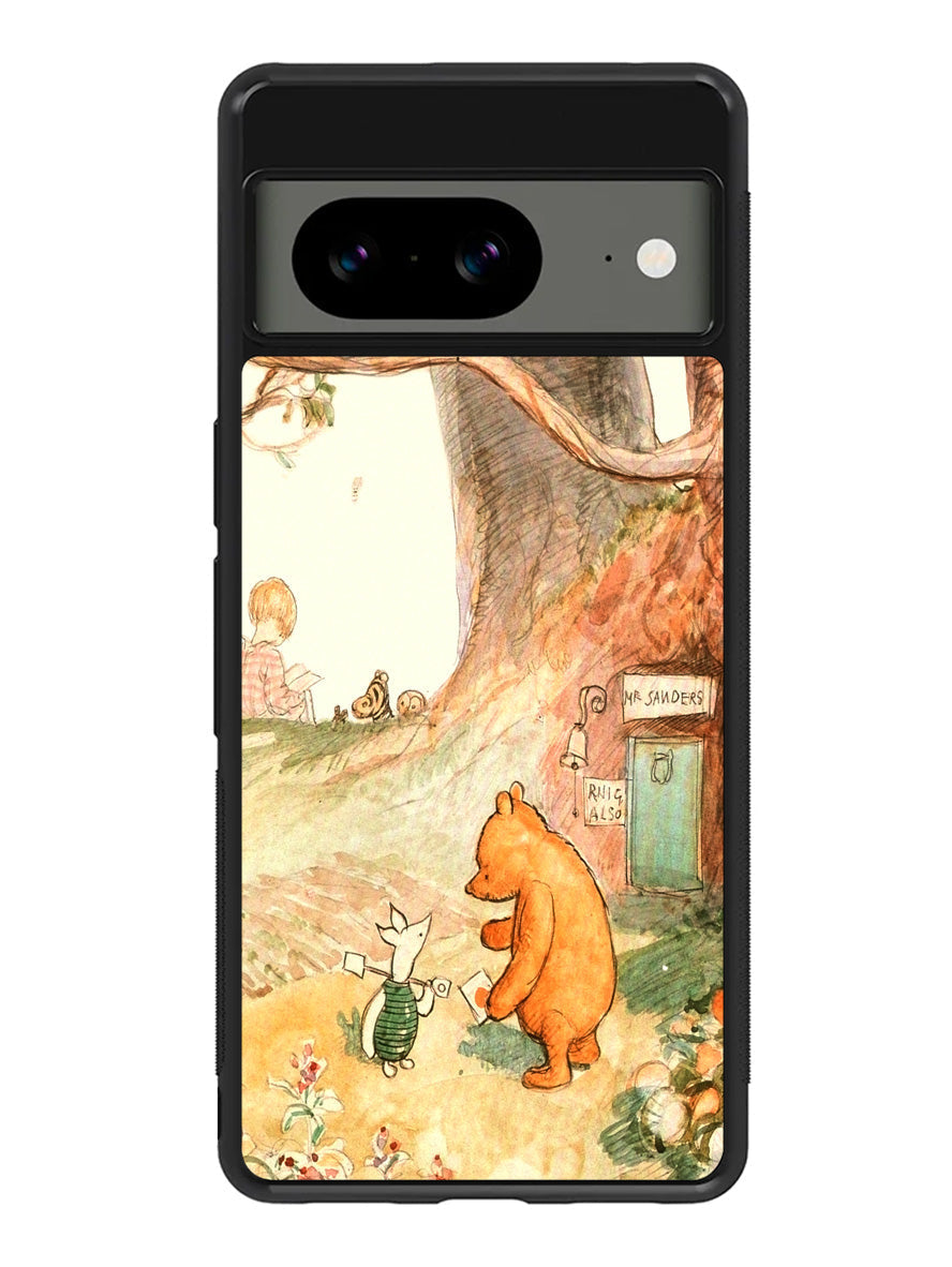 winnie the pooh vintage Google Pixel 8a Case